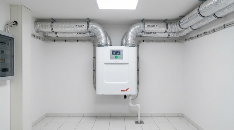 Rekuperator z odzyskiem ciepła